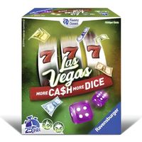 Jeu d'ambiance - RAVENSBURGER - Las Vegas More ca$h more dice - 10 dés, 6 gros dés, 12 billets