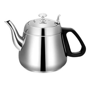 Théière En Acier Inoxydable 1,2L Ou 1,5L - Compatible Induction Et Gaz - Bouilloire Rapide Avec Bec Verseur Et Poignée Anti-chaleur - 3