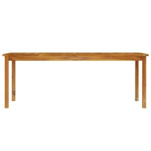 TABLE DE JARDIN  Atyhao Table de jardin 200x100x74 cm Bois d'acacia solide 60299