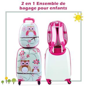 VALISE - BAGAGE DREAMADE Valise avec Sac à Dos pour Enfant, Ensemb