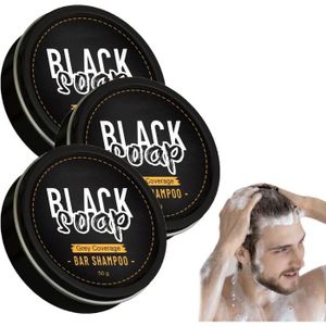 ANTI-CHUTE CHEVEUX Soap Cover Bar Savon Pour Cheveux Gris, 3PCS Soap 