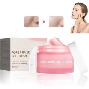 FOND DE TEINT - BASE 1PCS Primer Maquillage, Base Maquillage Matifiante, Contrôle du Sébum et Hydratation Base Maquillage, Pore Primer Gel Cream