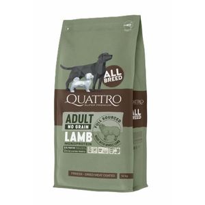 CROQUETTES Croquettes pour chien toutes races sans sans céréales agneau BUBU Pets Quatro Super Premium
