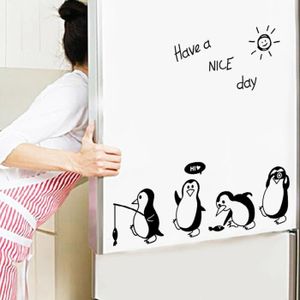 oiseaux nature 2 pingouins-SUPERBE PHOTO Réfrigérateur Congélateur aimant-idée cadeau