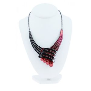 collier femme fantaisie rouge collier femme fantaisie rouge