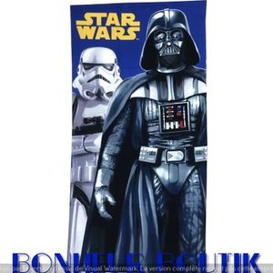 SERVIETTE DE PLAGE Star Wars- Dark Vador Stormtrooper- Drap de bain-S