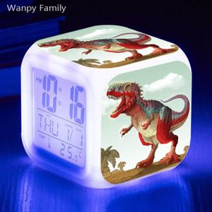 RÉVEIL ENFANT Horloge,Très mignon dessin animé dinosaure réveil 