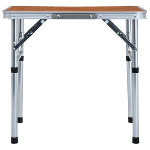 TABLE DE CAMPING Table pliable de camping Aluminium 60x45 cm DIOCHE