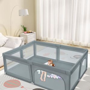 PARC BÉBÉ Parc Bébé Barrière pour bébé - JEOBEST - Tissu Oxf