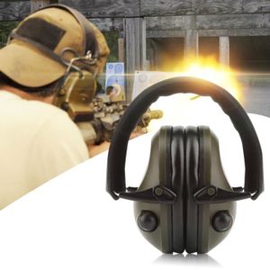 TAC 6S Conception Pliable Anti-Bruit Annulation de Bruit Casque de tir Tactique Doux rembourr/é /électronique Brassard pour la Chasse Sportive