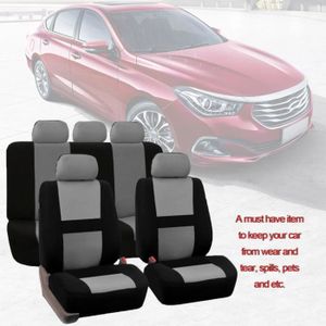 2X Siège De Voiture Couvre paire sièges avant coupe peugeot 208 Gris Anthracite//Rouge