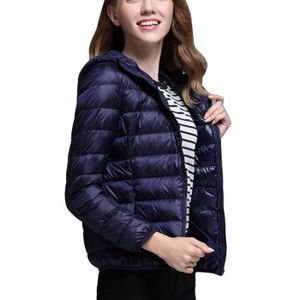 doudoune courte matelassée femme