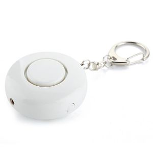 GRILLE DE DÉFENSE White Porte-clés de sécurité LED rond Portable dis