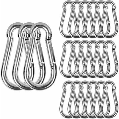 Mousqueton à Vis De Sécurité – Acier Inoxydable 316 – Argent – Neuf
