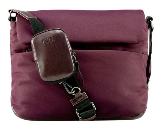 Sac JOST Falun 2-en-1 : Bandoulière Ou Sac à Dos - Couleur Wine (violet), Neuf Avec étiquettes