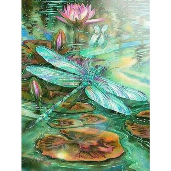 Kit Peinture Diamants 5D DIY 40x50cm - Motif Oiseau Et Fleur - Loisir Créatif Adultes Débutants - Déco Murale - 4