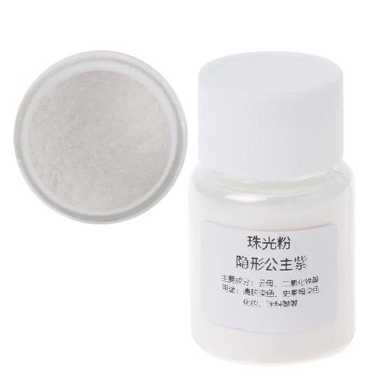 QUARKZMAN 15G/0,5OZ Poudre de Mica Naturelle pour Pigments de Résine Époxy, Peinture de Voiture, Teintures, Loisirs Créatifs DIY, Marron Rouge