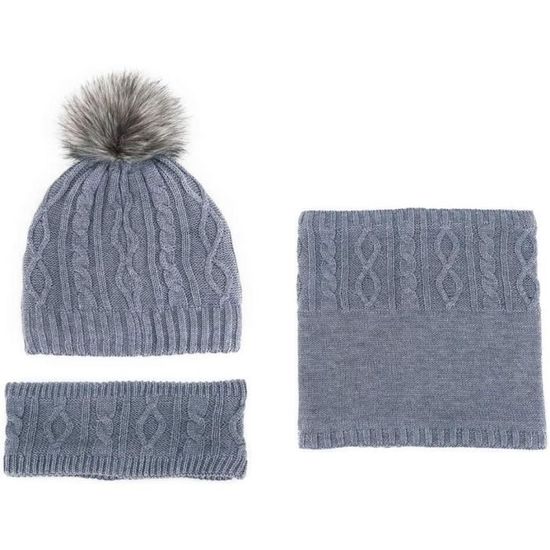Caspar Mu161 Bonnet En Tricot Doublé En Fausse Fourrure Pour Femme