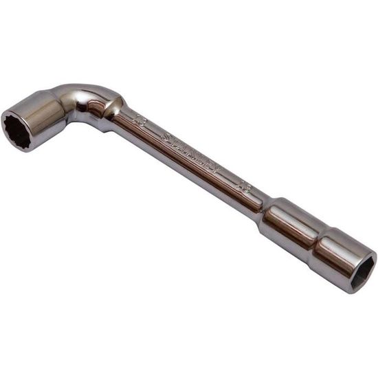 Kstools Clé à Pipe Débouchée 6 Pans 13 Mm - 517.0413 - Chrome Vanadium, Coudée 90°