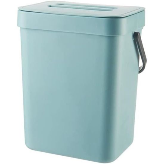 Composteur Cuisine Linxor 3L Rectangle - Poubelle à Compost Avec Filtre Anti-Odeurs, Design Moderne