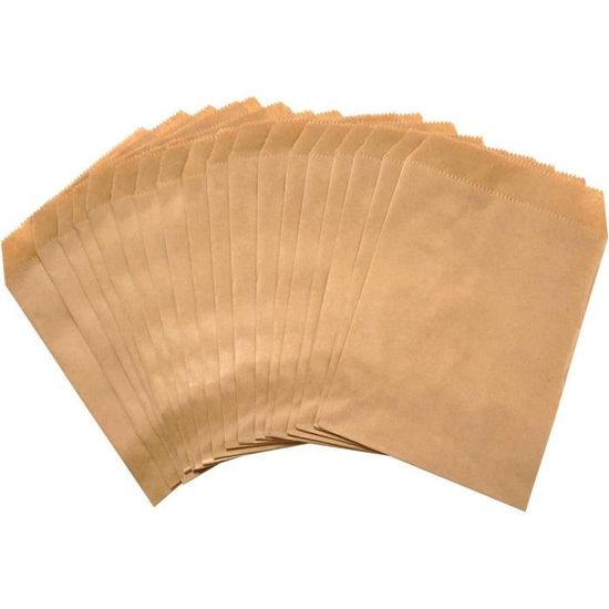 Lot De 100 Sacs à Bonbons En Papier MORAINJAY - Parfaits Pour Fêtes, Anniversaires, Mariages - Emballage Snack Pratique - 5