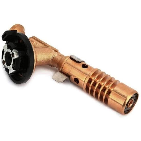Chalumeau Bricolage Sécurité CNANRNANC Tête De Chalumeau En Métal Butane Réglable En Cuivre Avec Chalumeau Cuivre Réglable 15cm