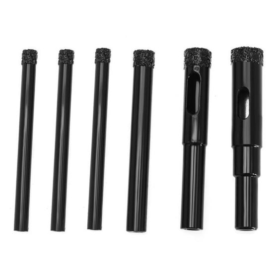 Lot De 6 Tampons Diamantés à Main Pour Ponçage/polissage - Grains 60 à 1000 - Pour Pierre, Carrelage, Verre, Métal