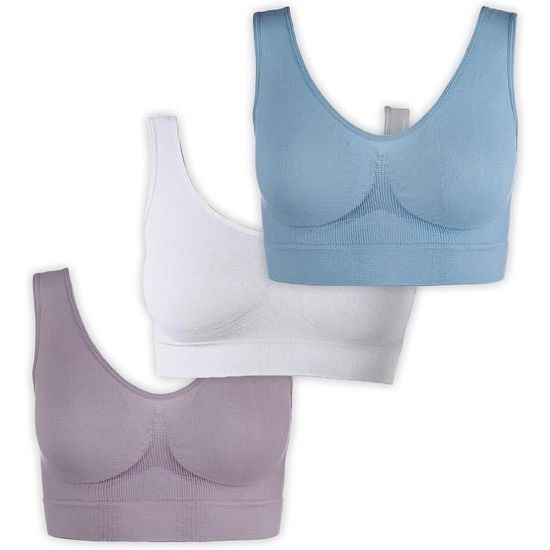 Soutien-gorge Femme Sans Armatures, Sans Coutures, Sans Crochets - Microfibre Douce Et Confortable Quotidien - 8
