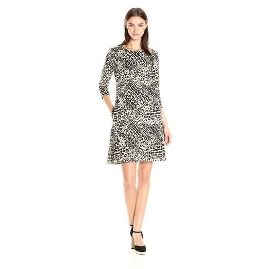 Robe T-shirt Nine West - Imprimé éclaboussures Peinture - Taille 4 - Neuf Avec étiquettes