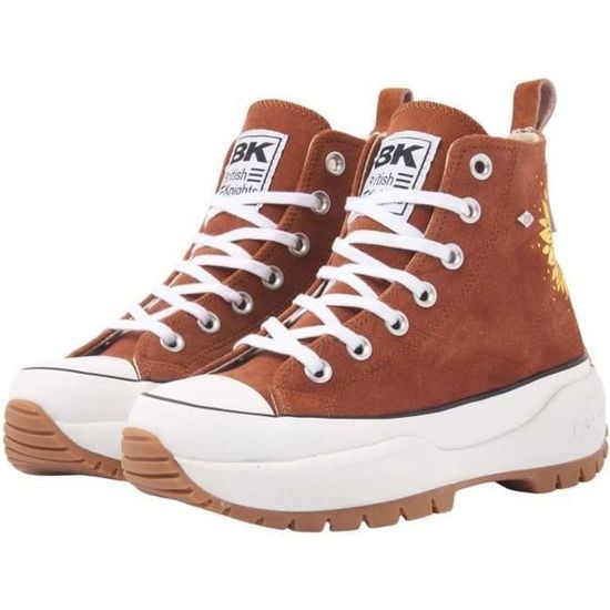 British Knights Kaya MID Fly High-Top Sneakers Dames - Canvas Met Gekartelde Zool