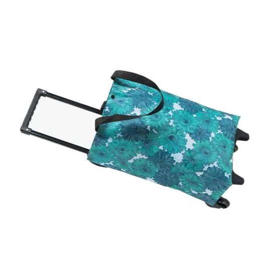 Sac De Rechange Pour Chariot De Courses Pliable - Tissu Oxford Imperméable 57x33x20 Cm - Accessoire Pratique Pour Shopping Et Voyages - 10