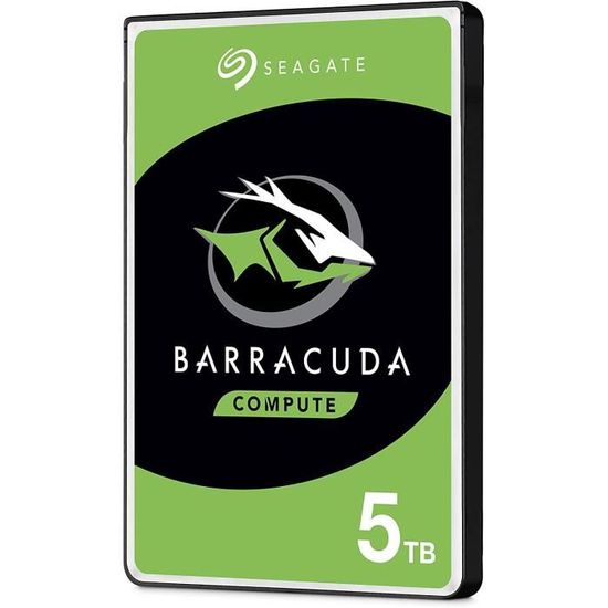 Seagate BarraCuda, 4 To, Disque Dur Interne HDD - 3,5" SATA 6 Gbit/s 5