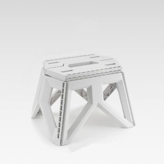 Tabouret Marchepied Pliable - 44x34x9,5 Cm, Support 300 Lb - Antidérapant, Portable - Pour Salle De Bain, Lit, Senior