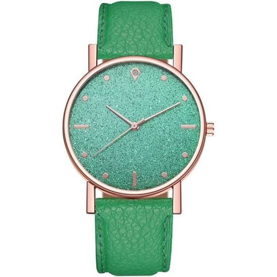 Montre Analogique Quartz Femme RORIOS - Minimaliste Vintage Cuir 8mm, Étanchéité 30m, Cadran 23mm