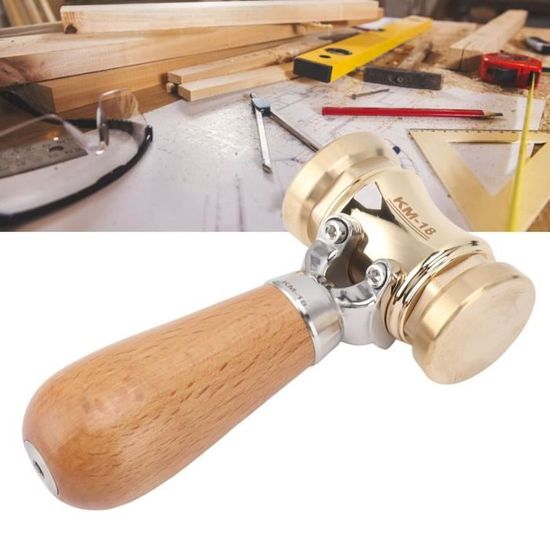 Maillet En Hêtre Massif 225 Mm – Marteau Bois Professionnel Pour Menuiserie & Charpente – Mini Marteau Précis