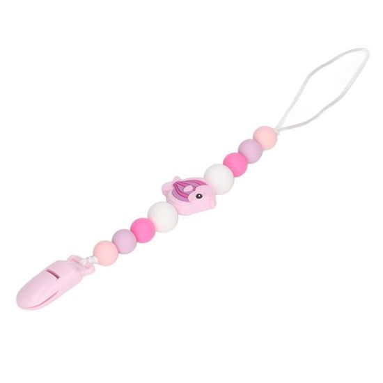 Attache-Tétine NUK Avec Clip - Compatible Toutes Tétines - Plastique Tritan Incassable - Étoiles Bleues