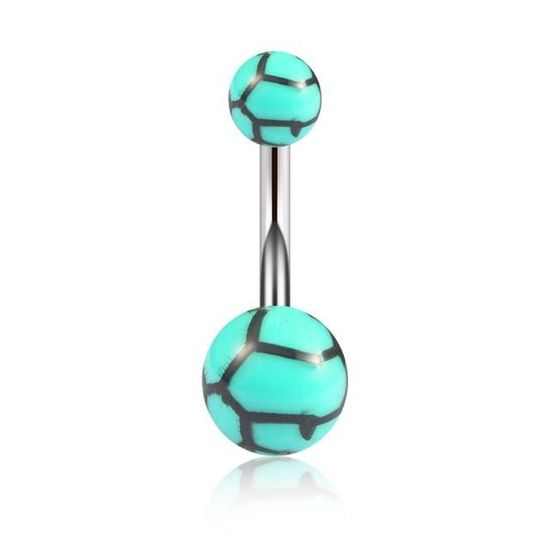 Anneau De Nombril Moana – Acier Chirurgical 316L Argenté, Neuf (Marque Inoki)