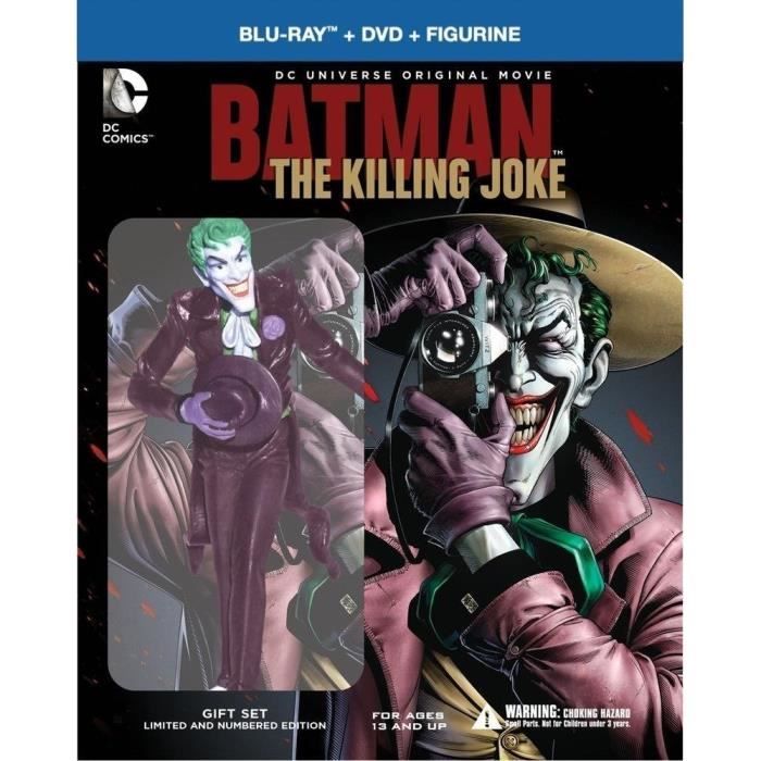 Blu-Ray Batman : The Killing Joke - Édition Limitée Blu-ray + DVD +  Figurine - Cdiscount DVD