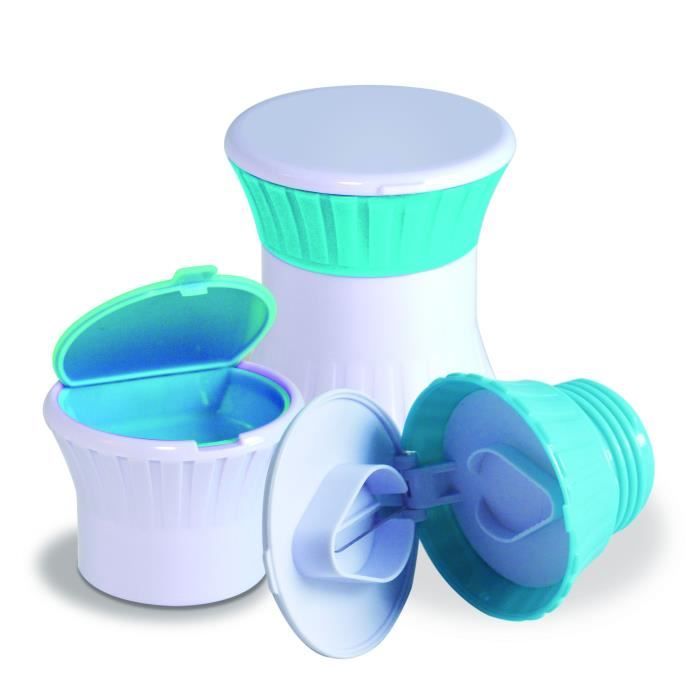 Brise pilule HESTEC - 3 en 1 Ergo Color