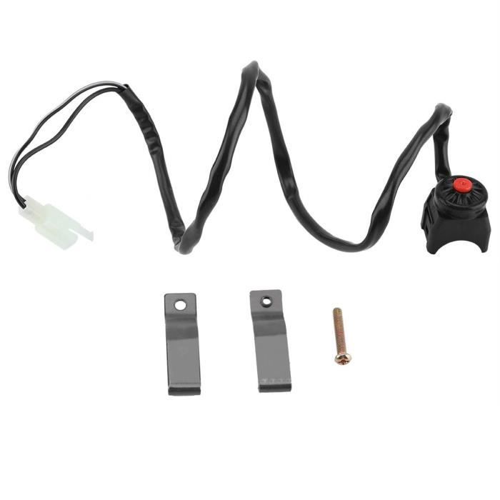 Bouton d'arrêt klaxon bouton d'arrêt 22mm guidon pour moto-LAV