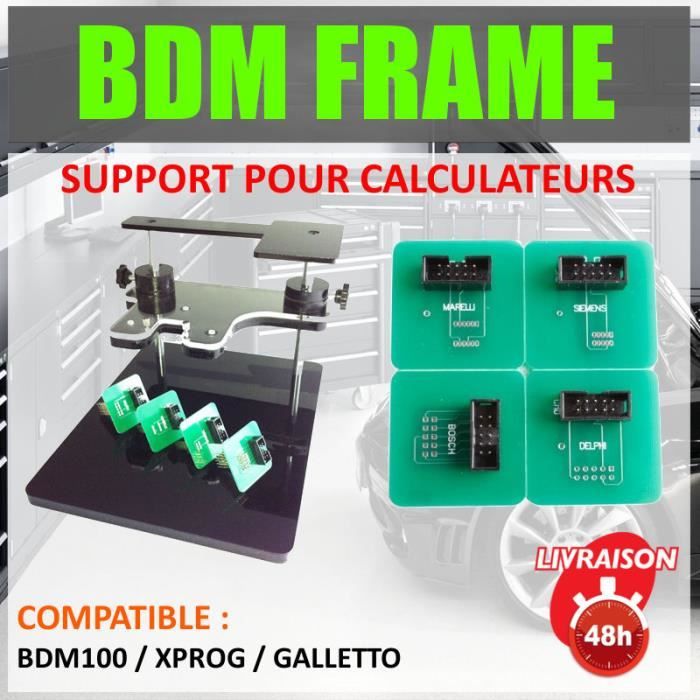 ★BDM FRAME ★ SUPPORT POUR CALCULATEURS MOTEUR - BDM100 GALLETTO FGTECH KTAG KESS