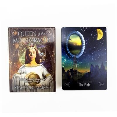 Jeu de carte,Tarot Oracle cartes guidage Divination destin carte complet anglais famille ami fête jeu - Type Queen of the Moon