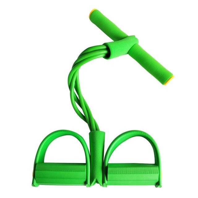 Cordes de traction élastiques pour renforcement Abdominal, bandes de résistance élastiques , équipement de Fitness-vert#4