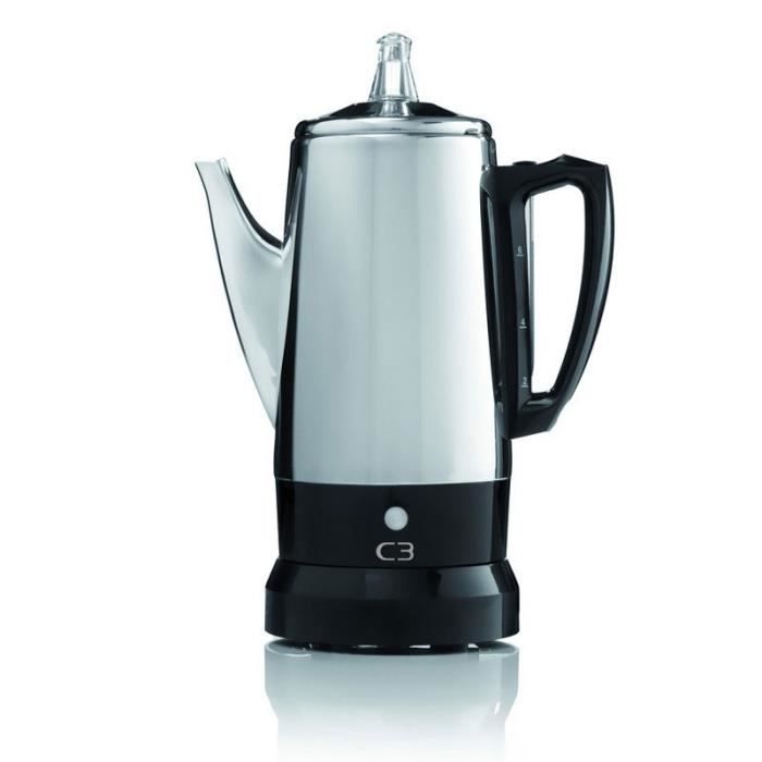 Percolateur C3 en acier inoxydable 6kp