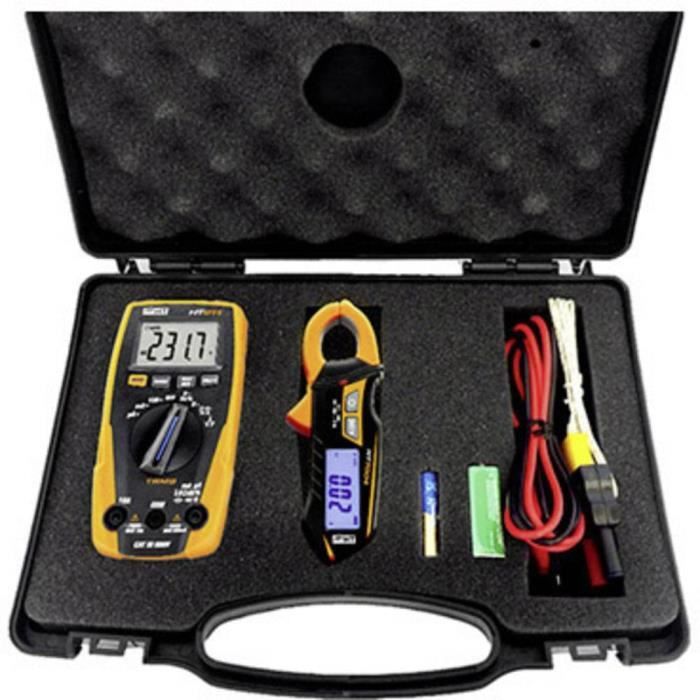 Multimètre , Pince ampèremétrique HT Instruments e-KIT e-KIT numérique CAT III 600 V Affichage (nombre de points): 4000