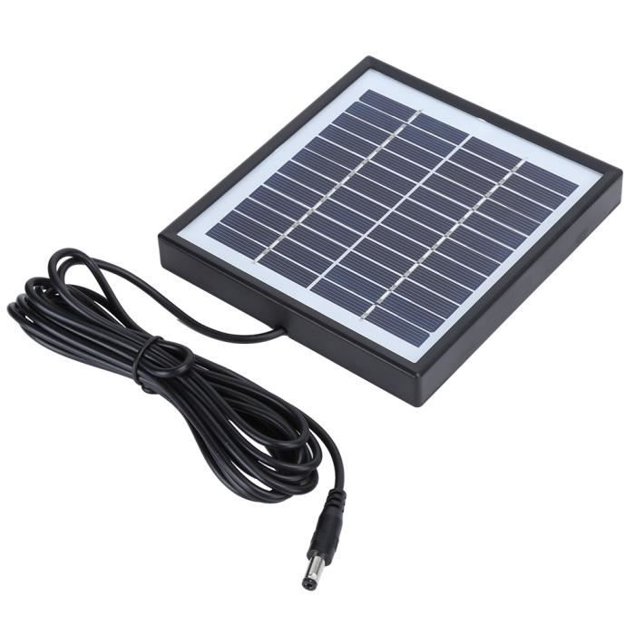 Chargeur de panneau solaire multifonctionnel 5.6x5.1in, panneau solaire durable, 2W pour le camping en plein air
