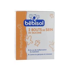 Bébisol 2 Bouts de Sein en silicone