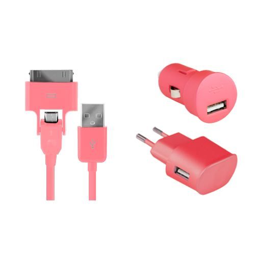 Pack charge 3 en 1 Colorblock Bubble Gum pour i…