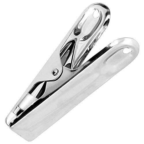 50 Pince a Linge Inox avec Machoire en PVC - Corde Étendoir Séchoir - 036