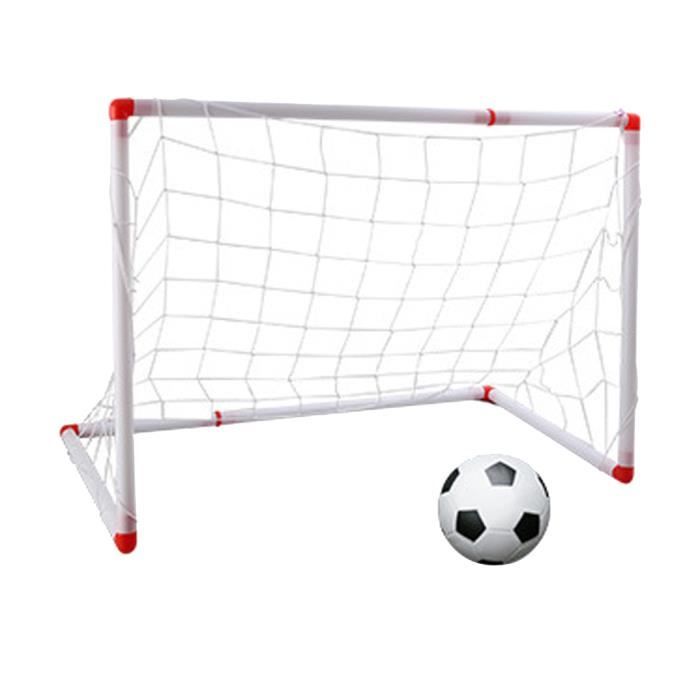 Kit Jeu de Football Portable Cage de Football Porte But Cadeau d'Enfants Jouet en Plein Air 86cm